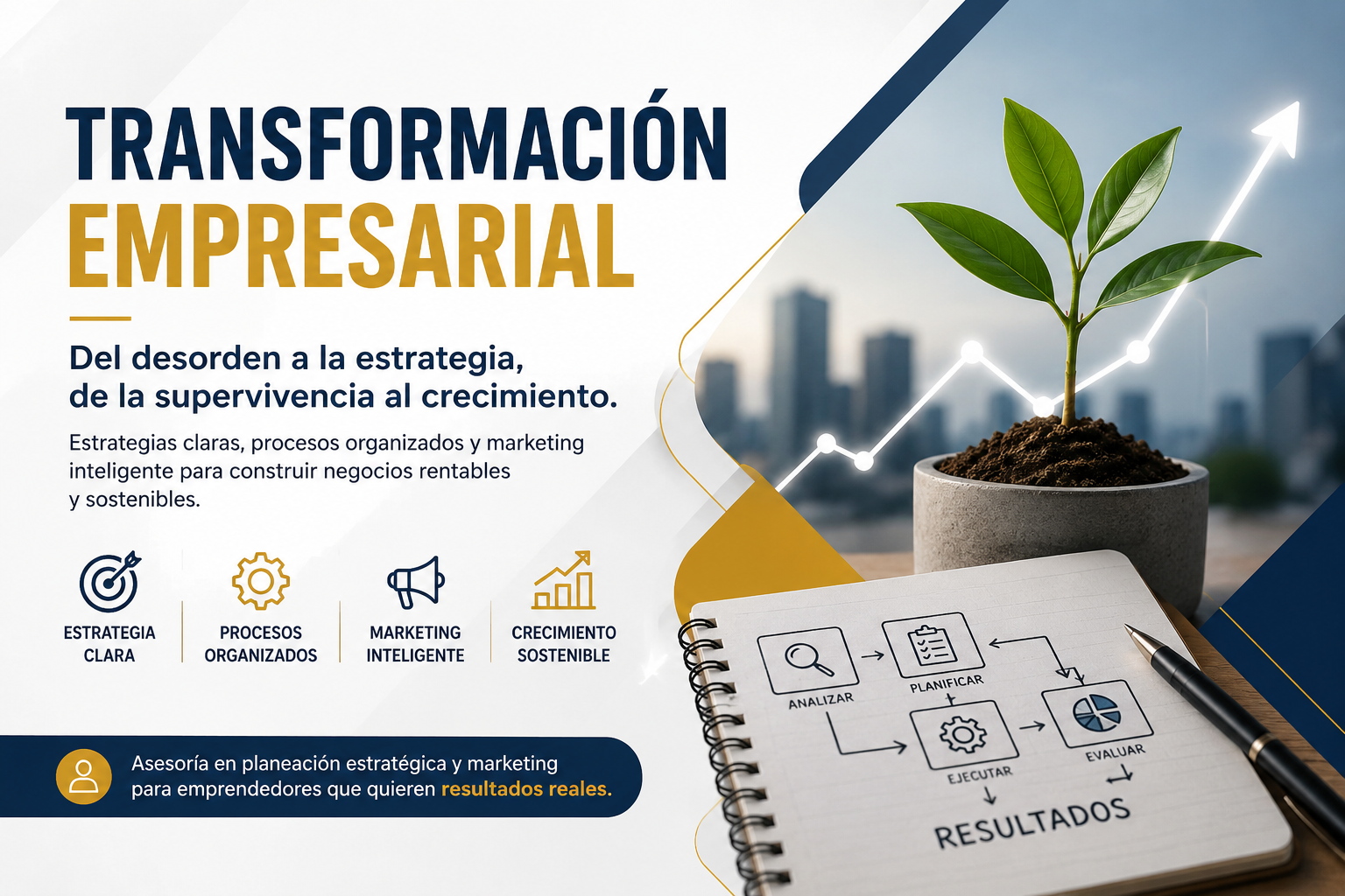 Estrategia para Crecer tu Negocio: De la Improvisación a la Estructura