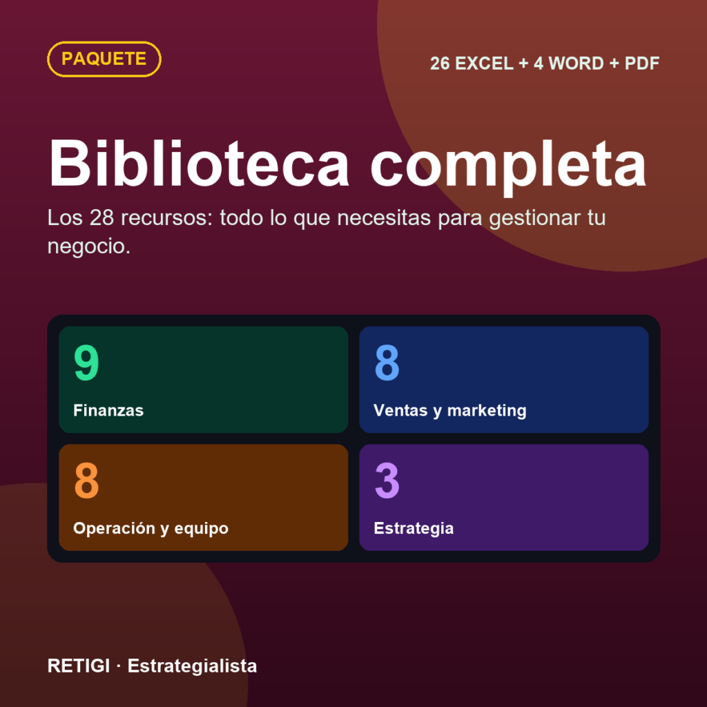 Biblioteca completa: los 28 recursos