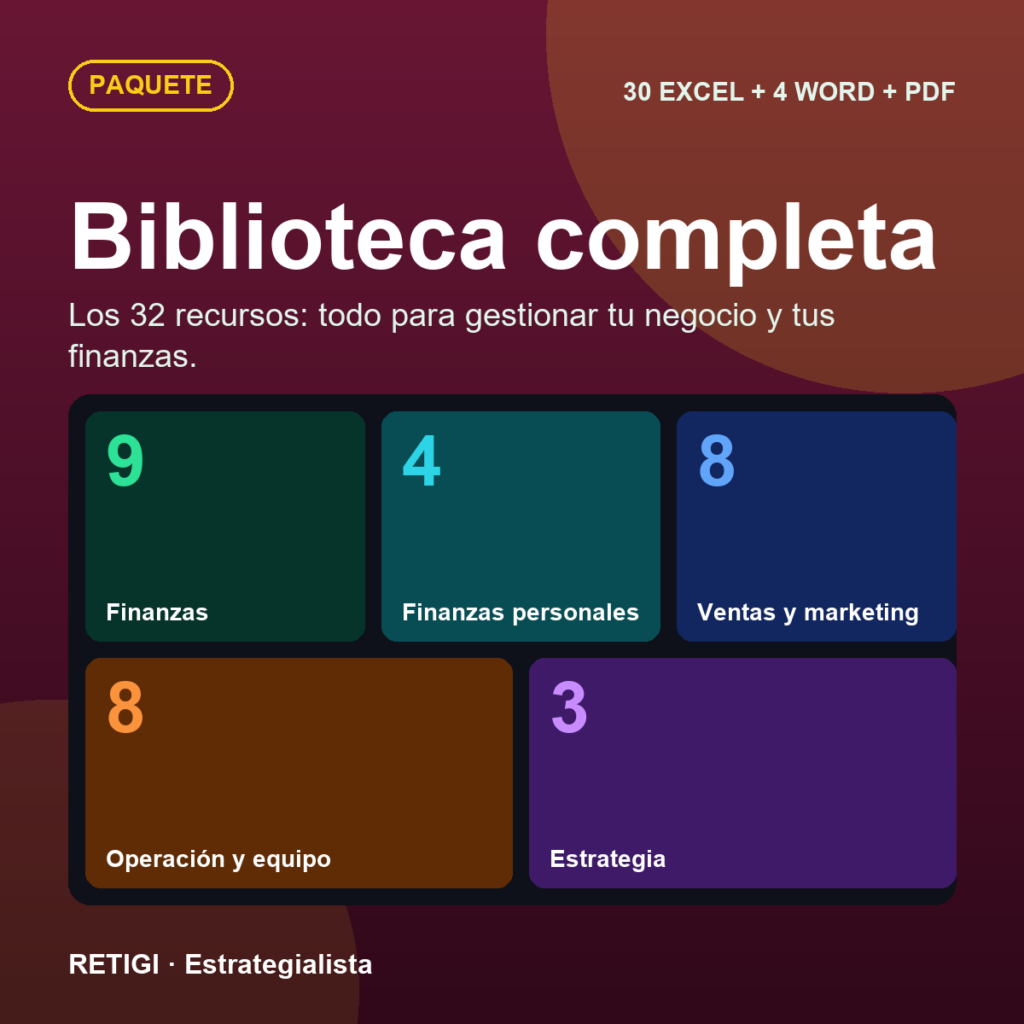 Biblioteca completa: los 32 recursos